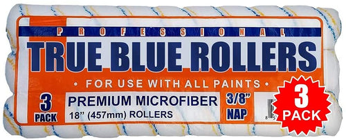 Case of 18 inch rollers 3/8 nap (24 count case)